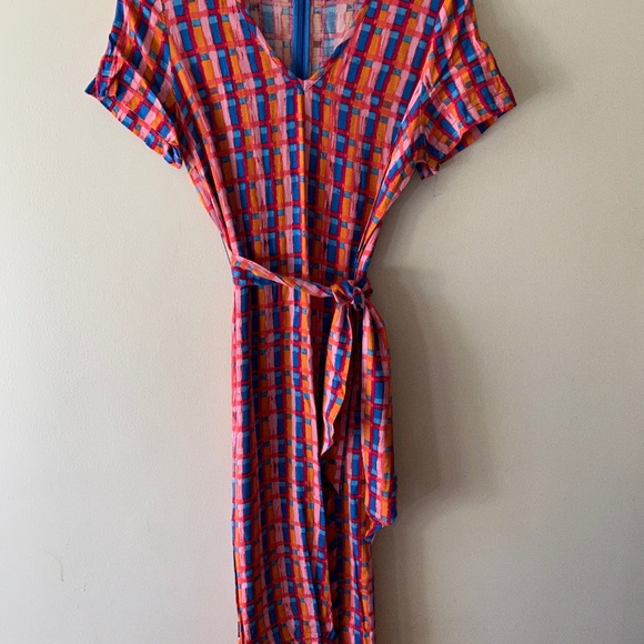 Anthropologie Aryessa Abstract Midi Dress - Picture 5 of 5